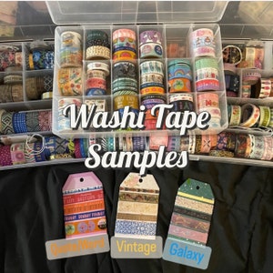 Campioni di nastro washi / Forniture per amici di penna / Forniture per bujo / Campioni di washi / Regalo gratuito