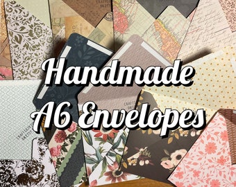 A6 Handmade Envelopes | Double Sided | Self Sealing | Penpal | Snailmal | Handmade Stationary