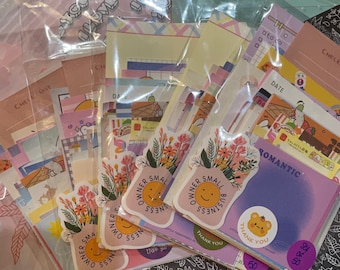 Kawaii Memo Sheet Grab Bag | Korean Stationery Bundle