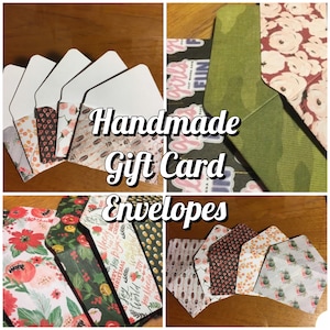 Handmade Giftcard Envelopes | Small Envelopes | Penpal | Snailmal | Gifts