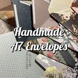 A7 Handmade Envelopes  | Double Sided | Self Sealing | Penpal | Snailmal