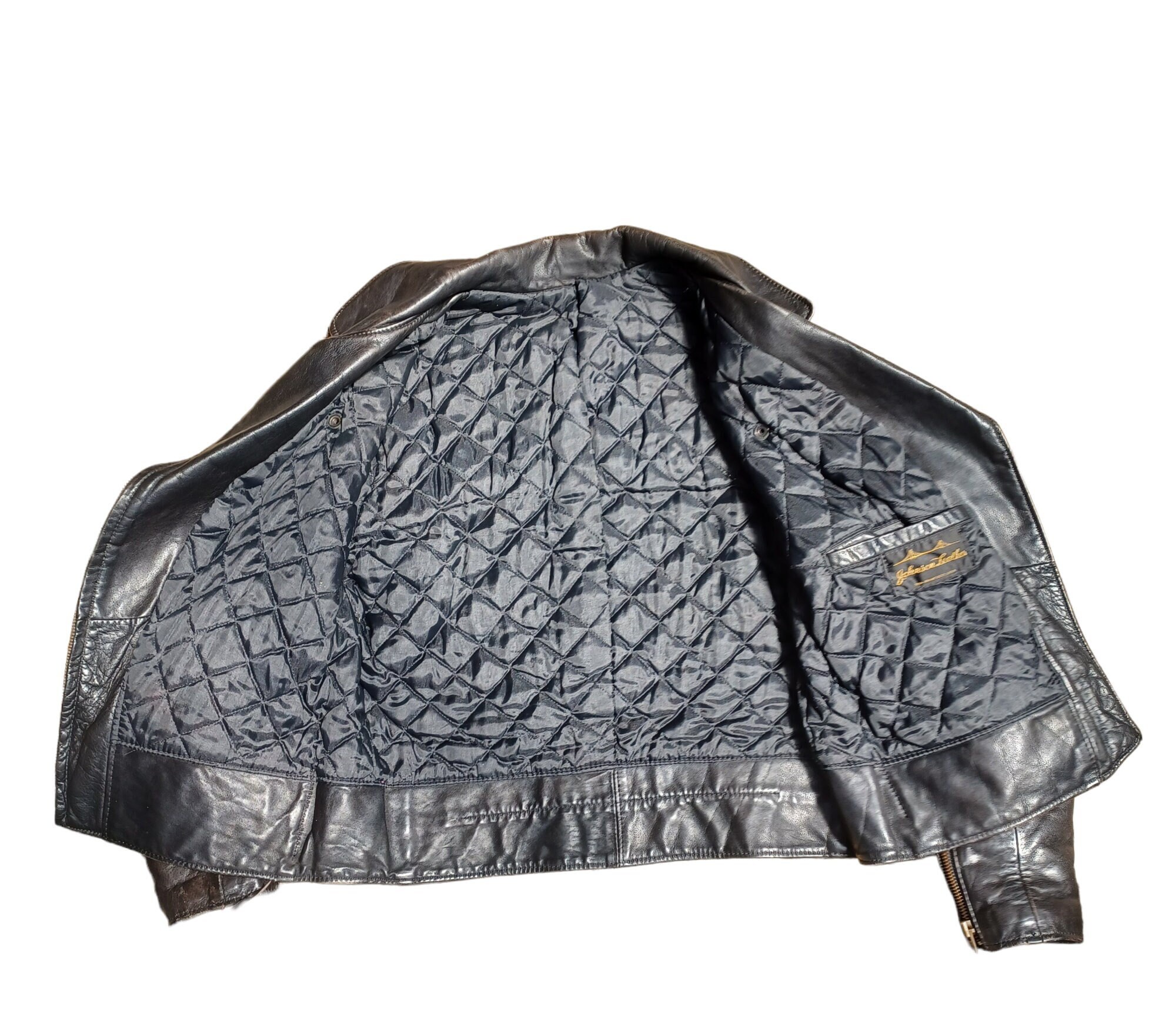 Johnson Leather San Francisco Vintage Black Motorcycle
