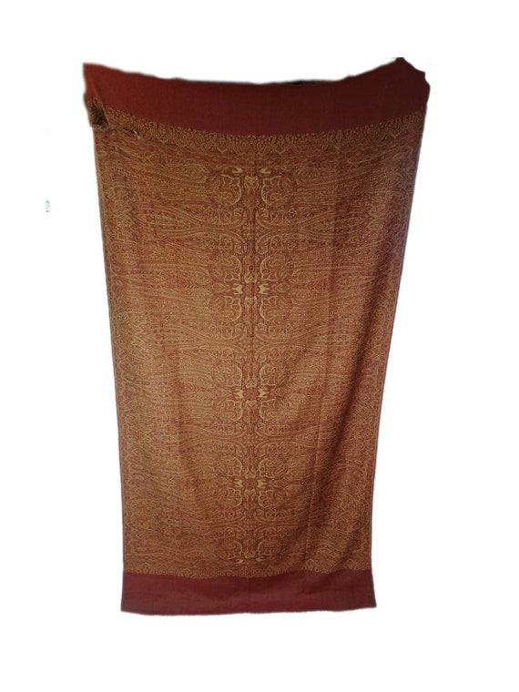 AS IS! Antique, Kashmir, paisley shawl. 83" X 43". - image 2