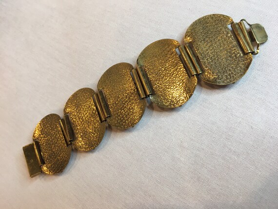 Victorian style brass bracelet - image 8