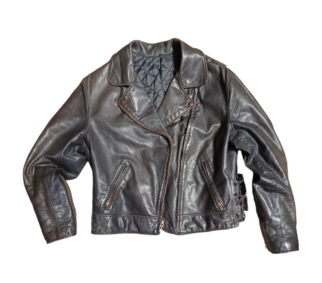 Johnson Leather San Francisco Vintage Black Motorcycle