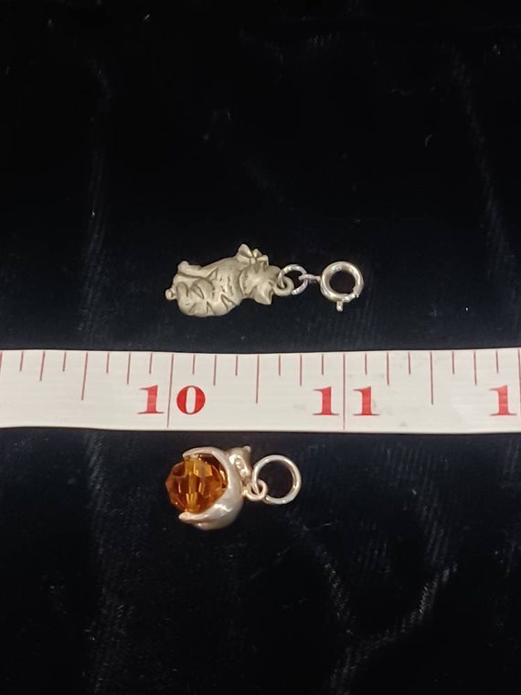 2 vintage kitty cat charms - image 9