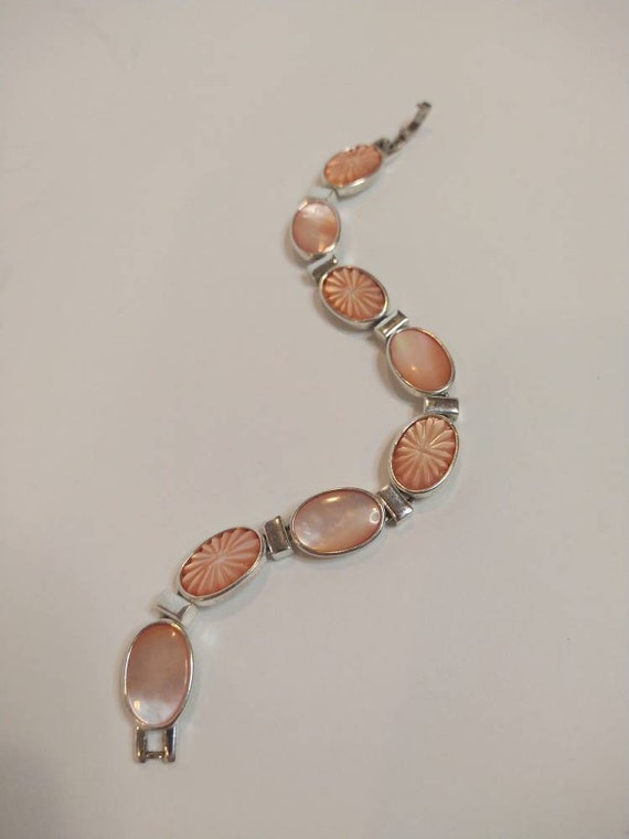Monet concho style pink seashell mother of pearl l