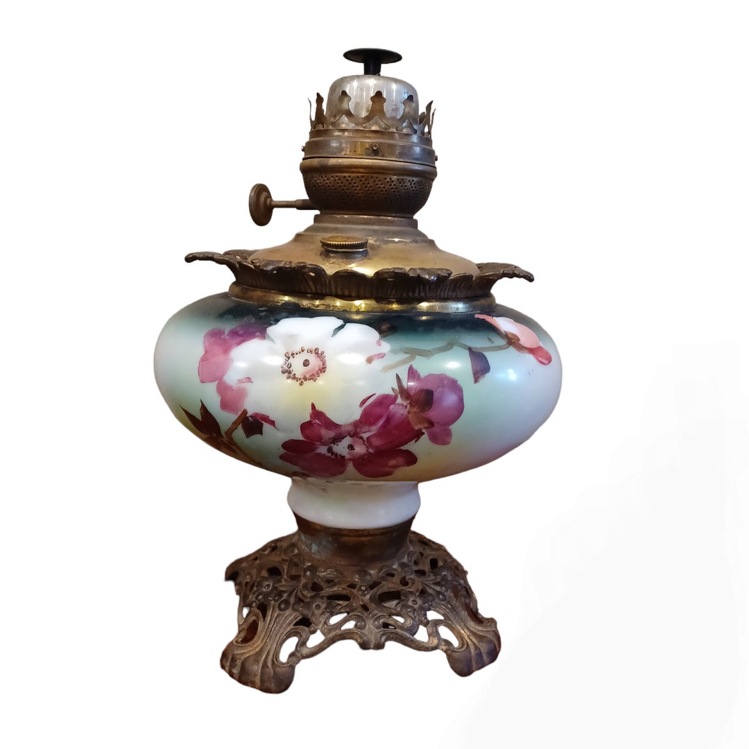 Antique Success Oil Lamp. as Is, Sold for Parts. Please See Description