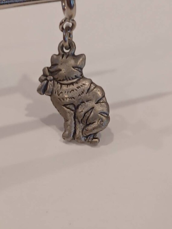2 vintage kitty cat charms - image 6