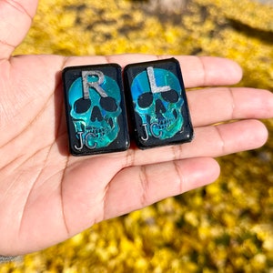 Holographic Skull X-Ray Marker Set - with Initials