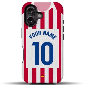 ATLETICO MADRID 25/26 HOME Custom Iphone Cover