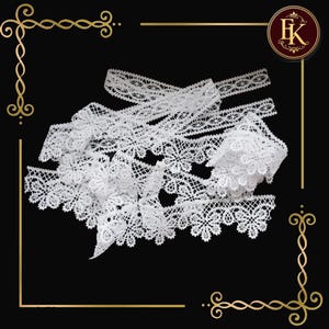 Free Standing Lace Border Set | Battenberg Lace Trim Insertion (Digital Download)