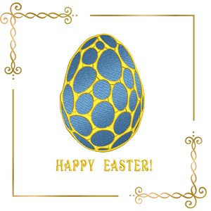 Easter holiday Fabergé egg 2 Sizes  embroidery design to the direct download