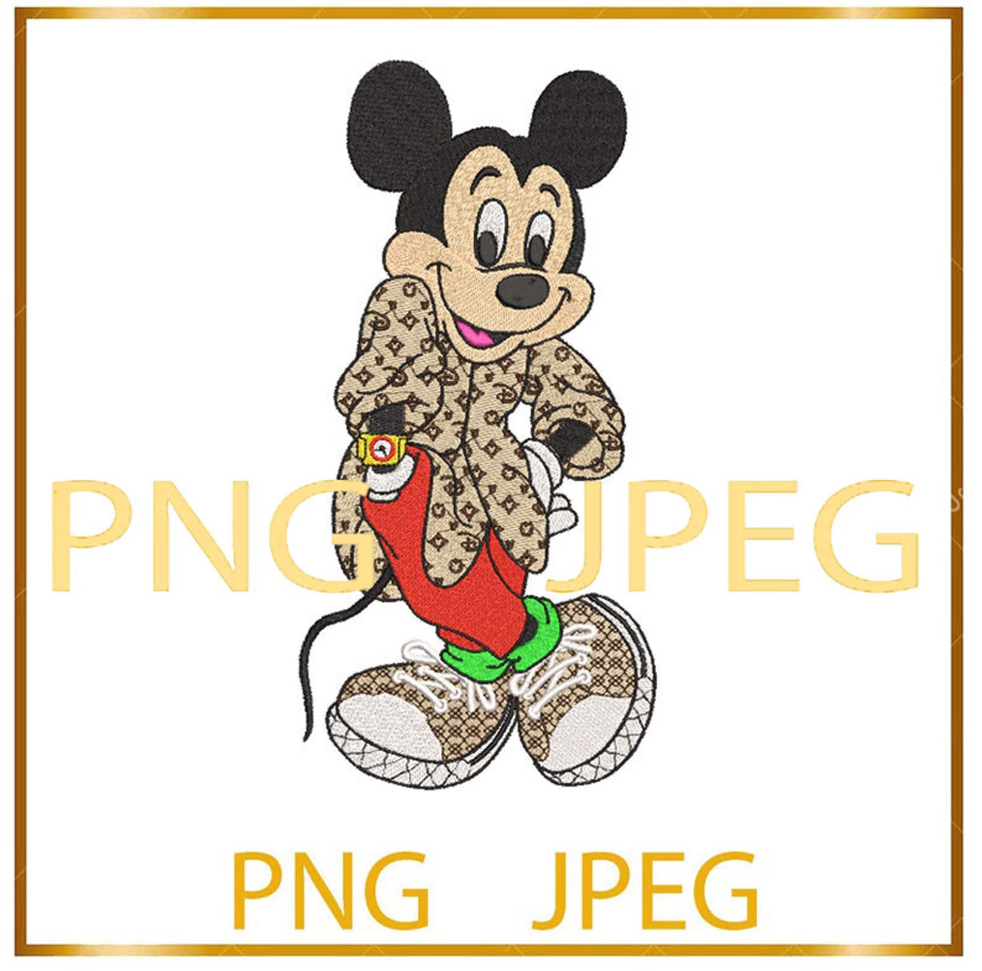 Mickey Mouse Louis Vuitton Png, Mickey Png, Louis Vuitton Logo Fashion Png,  LV Logo Png, Fashion Logo Png - Download