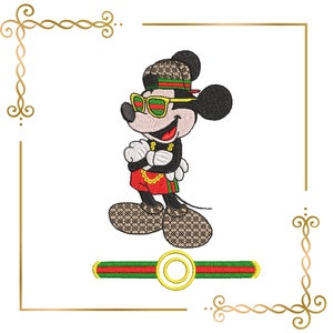 Minnie Mouse Gucci Style Logo PNG Vector (AI) Free Download