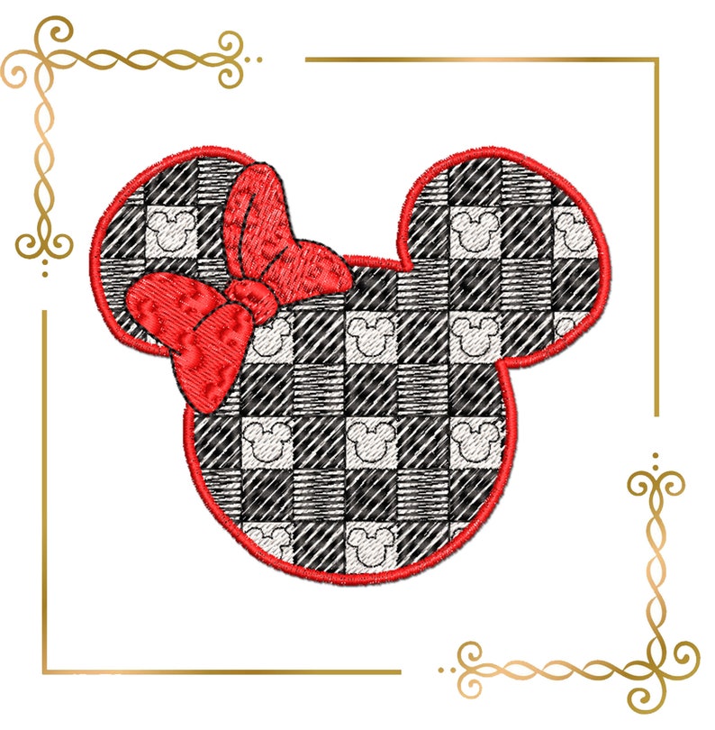 Mouse Head Parody embroidery zum direkten Download. gift for c Mouse Head Parody embroidery zum direkten Download. gift for c