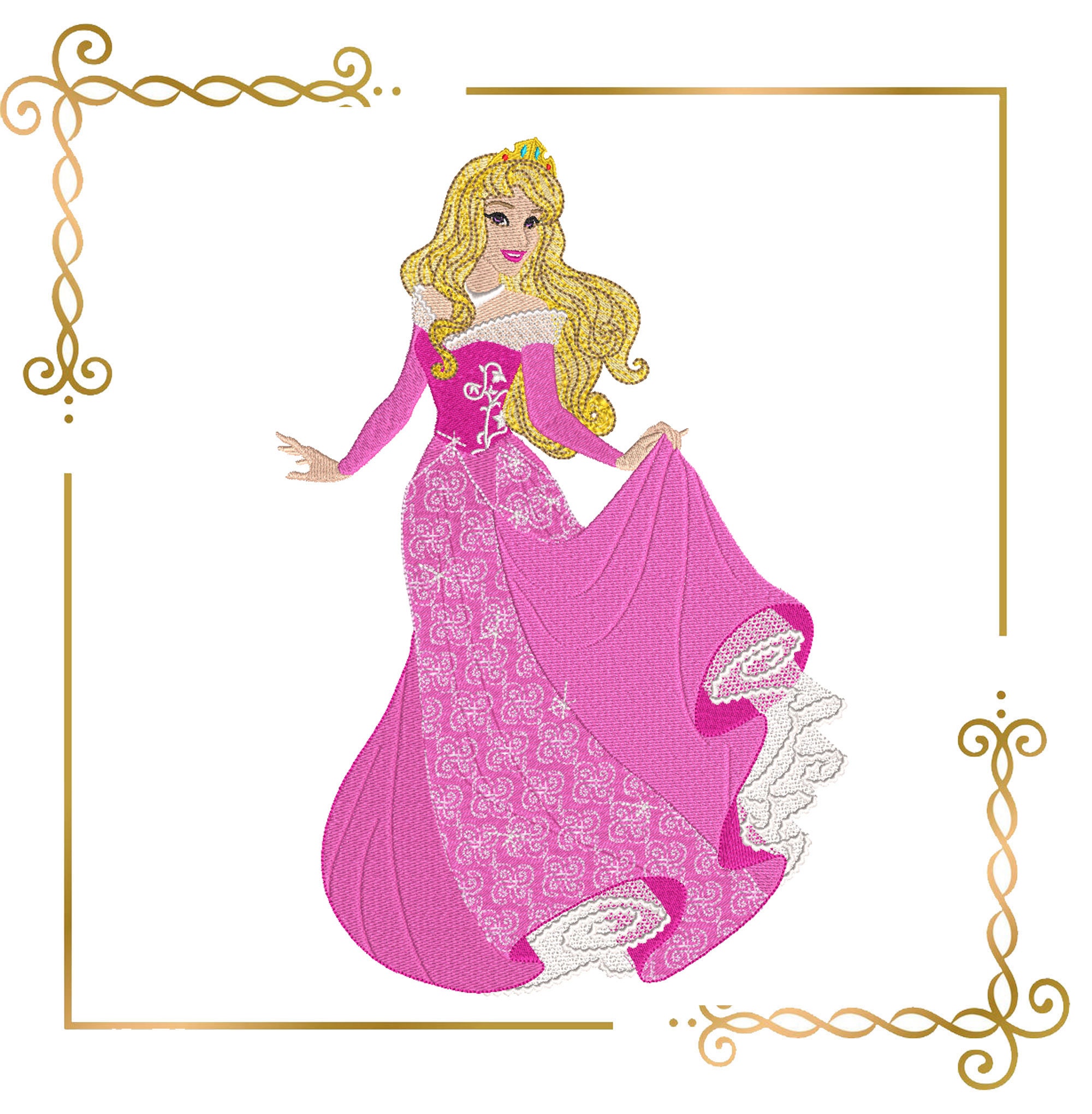 Princesa Aurora La Bella Durmiente diseño de bordado para la - Etsy México Princesa Aurora La Bella Durmiente diseño de bordado para la - Etsy México