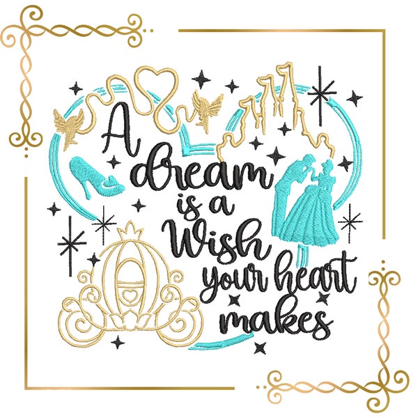 Mouse, Head, Cinderella, Christmas, Princess, embroidery design to the direct download