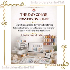 PDF Catalog and Online Flipbook"Thread Colors for Machine Embroidery" - An Interactive Guide — Digital Download