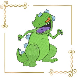Reptar Wagon   embroidery design  to the direct download