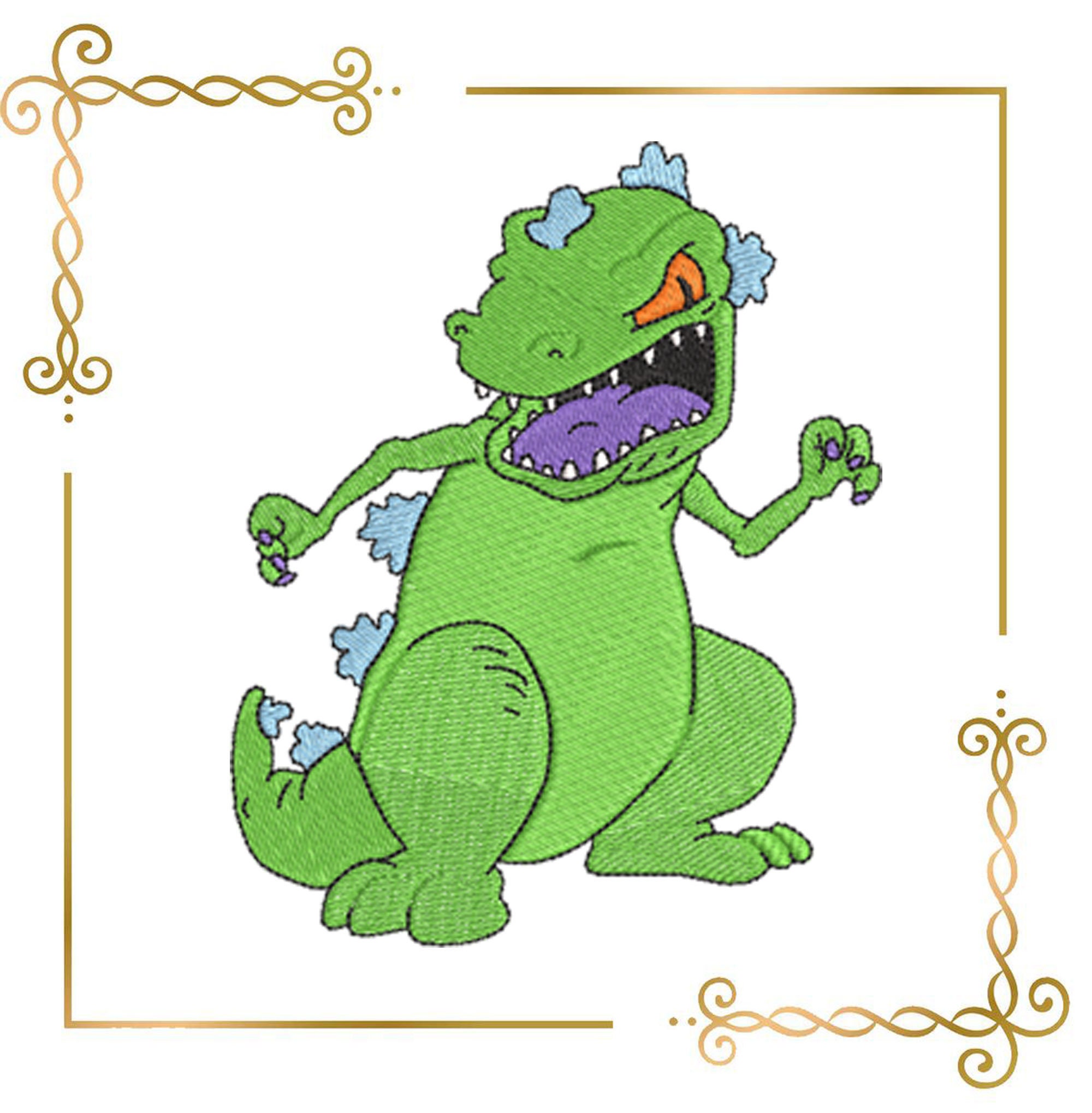 Reptar Wagon Embroidery Design to the Direct Download - Etsy Canada