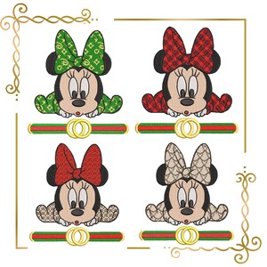 Gucci Band with Minnie Mouse Head SVG
