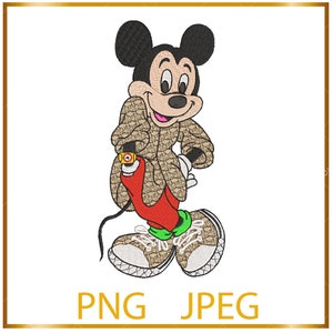 Mickey And Minnie Louis Vuitton Svg, Minnie Mouse Louis Vuit