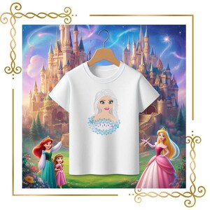 Diseño de bordado de la Princesa Elsa: Copos de nieve invernales (Descarga digital)