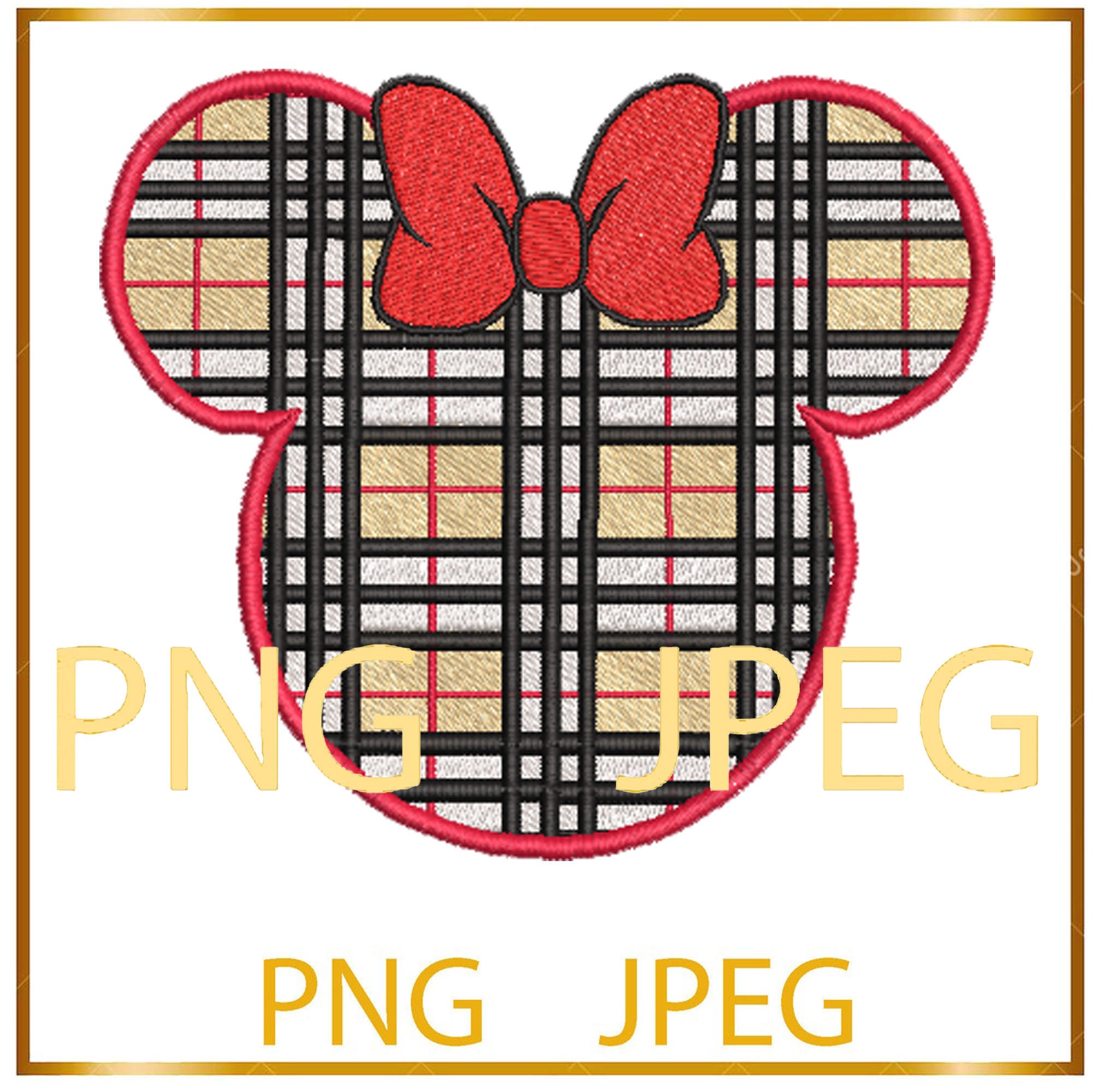 PNG or JPG Files for Printing Mouse Bow Fantasy Parody 