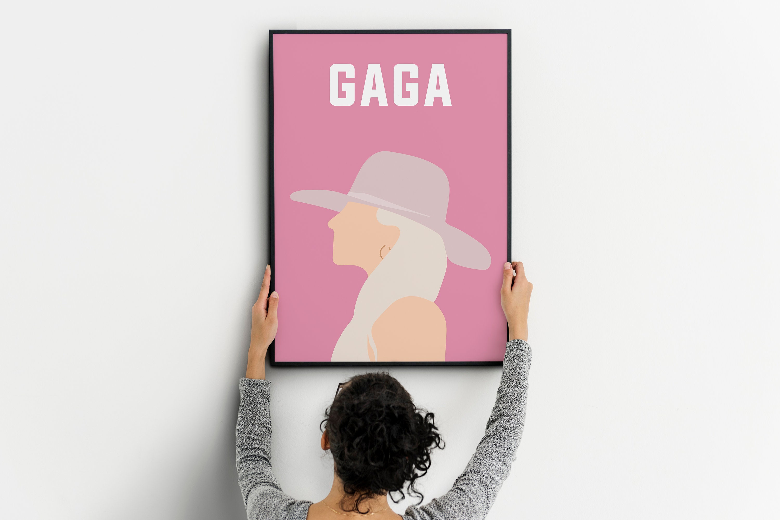 Lady Gaga Poster / Lady Gaga Print / Lady Gaga Art / - Etsy