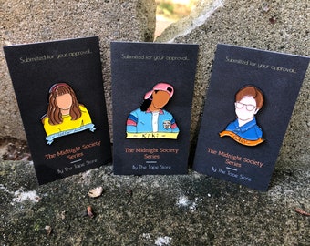 The Original Three - Gary, Betty Ann, & Kiki enamel pin 3-Pack (Inspired by Nickelodeon's "Are You Afraid of the Dark?")