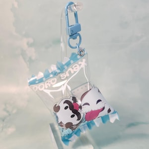 League of Legends LoL Poro Snax Candy Shaker Bag Charm-sleutelhanger