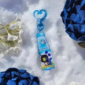 ENA Acrylic Charm 3 IN Ramune Blueberry Bottle