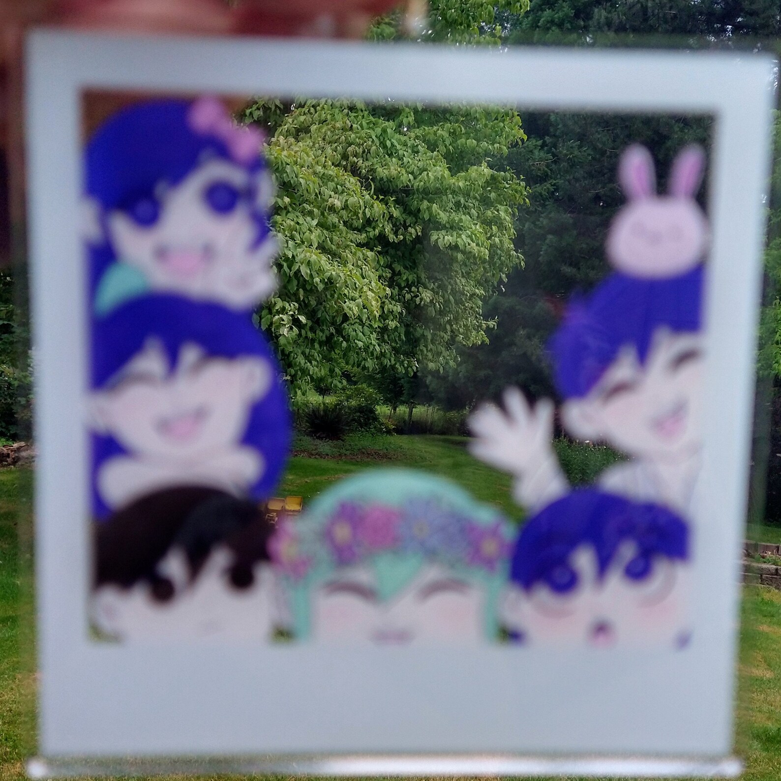 Omori Group Photo Instant Film Acrylic Charm Keychain 4 in Etsy