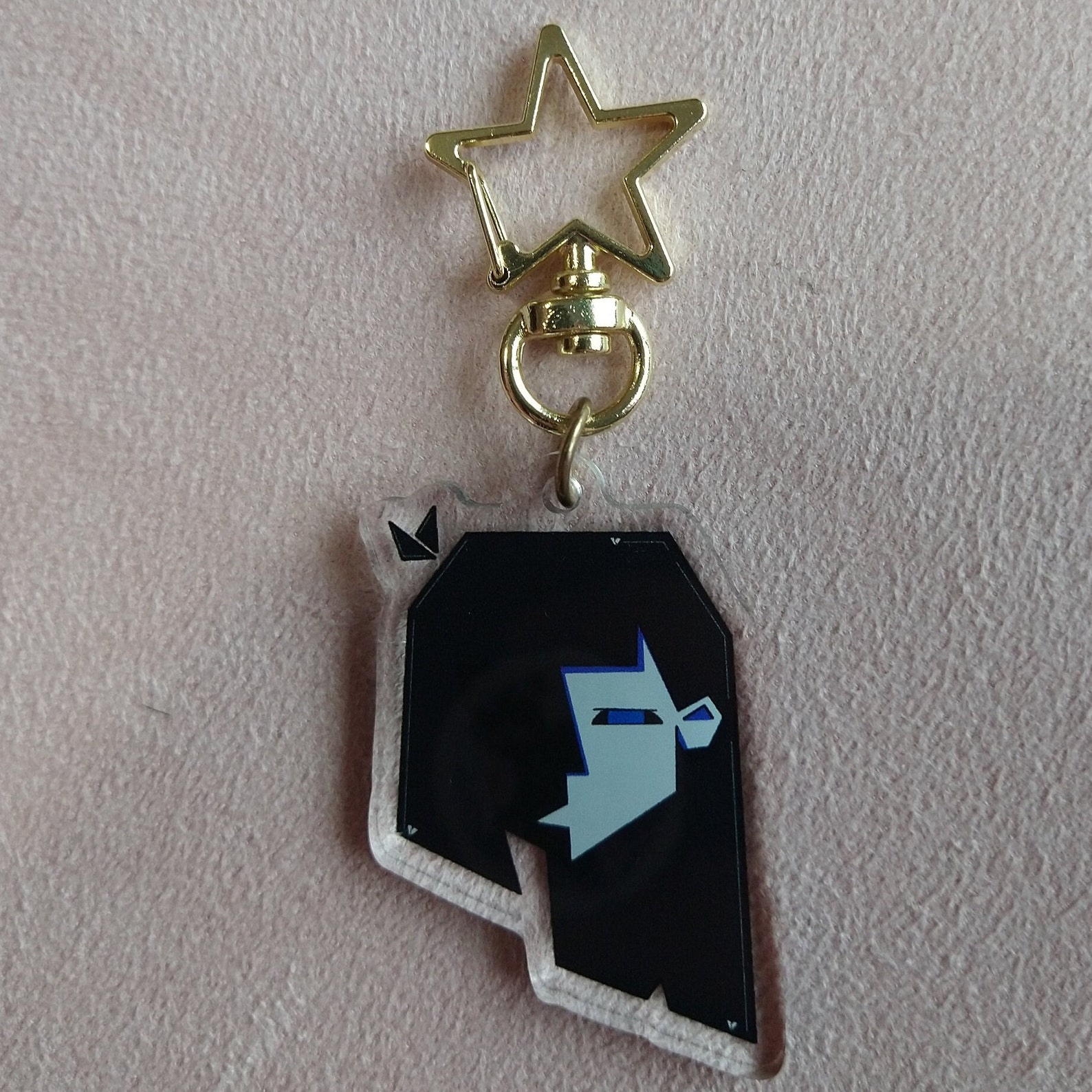 ENA Acrylic Charm Double Sided 2 Inch With Star Charm - Etsy
