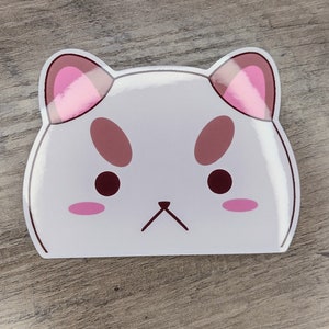 Bee and Puppycat Peek Sticker Car Sticker Cute Kawaii Puppycat Sticker 3.5 in and 3 in Glossy