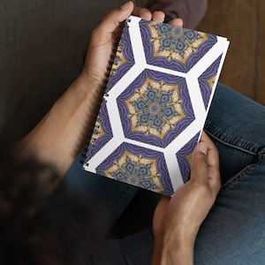Phoenix rising infused with sacred geometry Spiral notebook