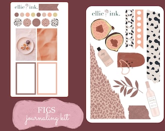 FIGS Journaling Sticker Kit BUJO Bullet Journaling Stickers