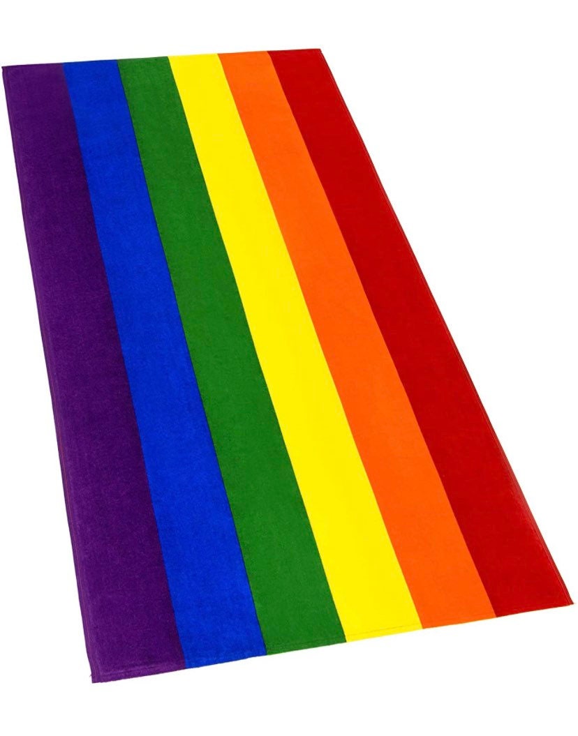 LGBT Gay Rainbow Flag Beach Towel 30 x 60 pulgadas Pride Etsy