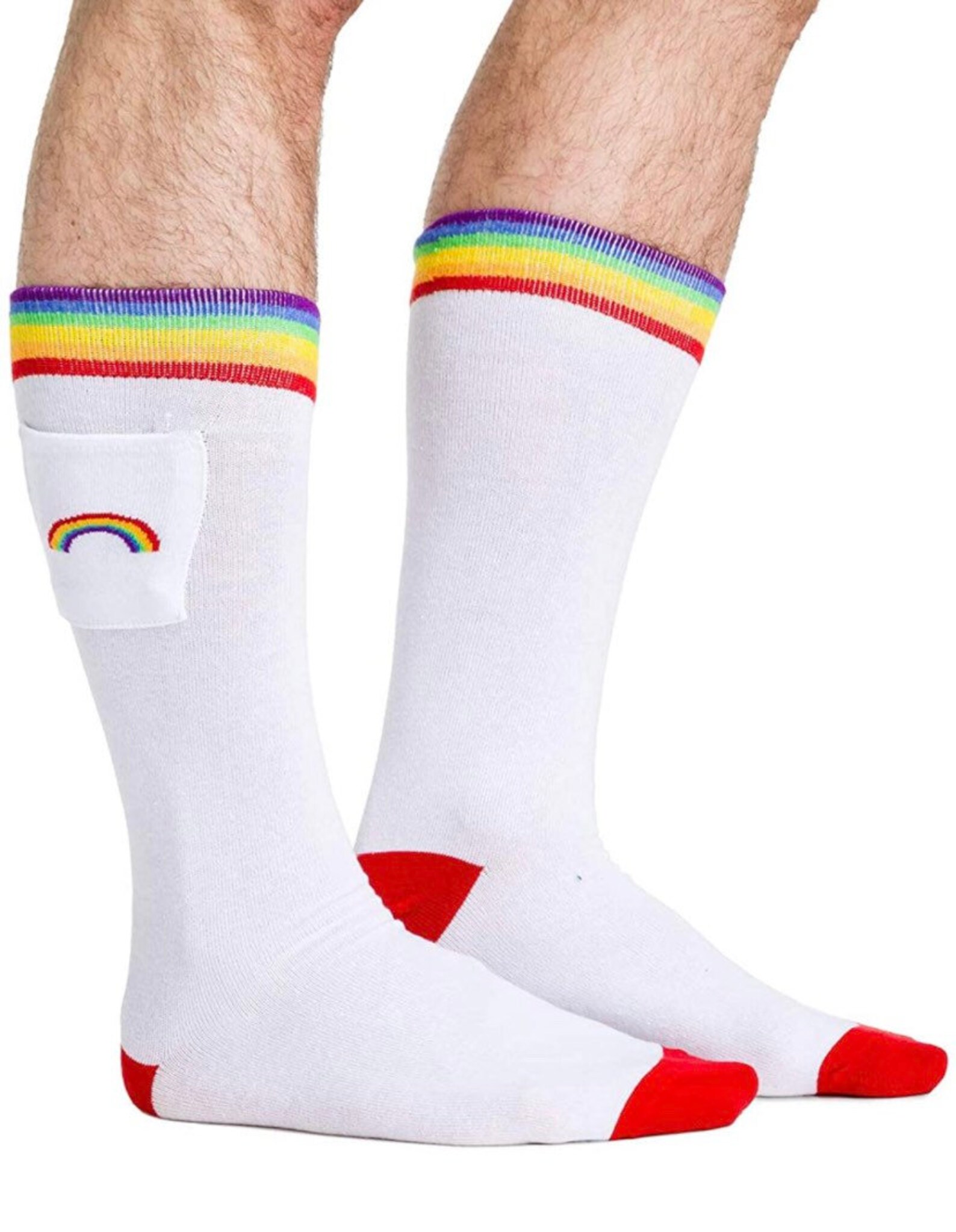 LGBT Rainbow Flag Pride Socks With Pocket Fun For Gay Pride Etsy