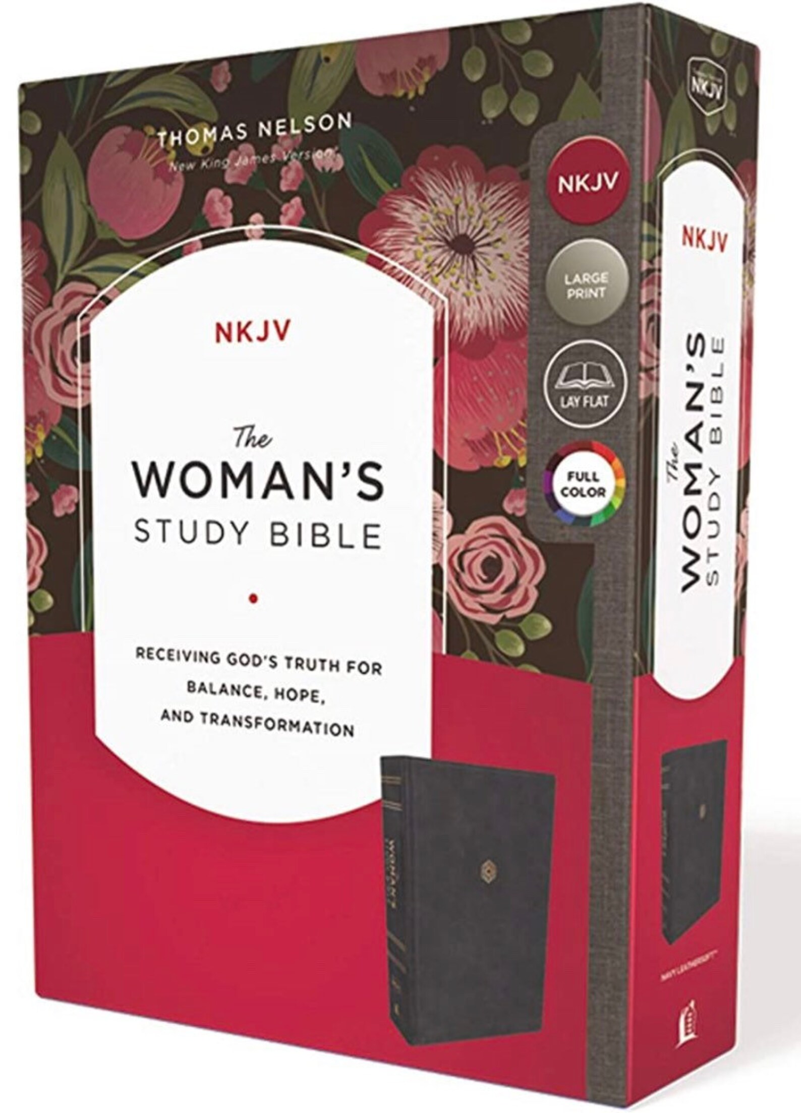 The NKJV Womans Study Bible Leathersoft Blue Red Letter Etsy