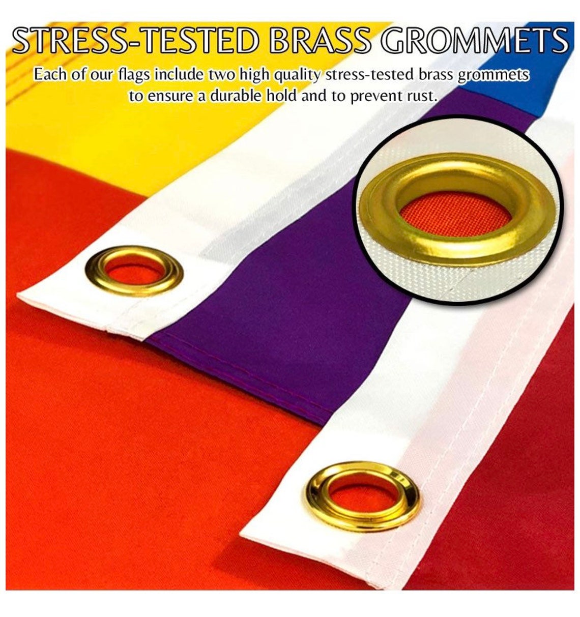 Polyamorous Pride Flag 3x5 FT High Quality Polyester with Etsy