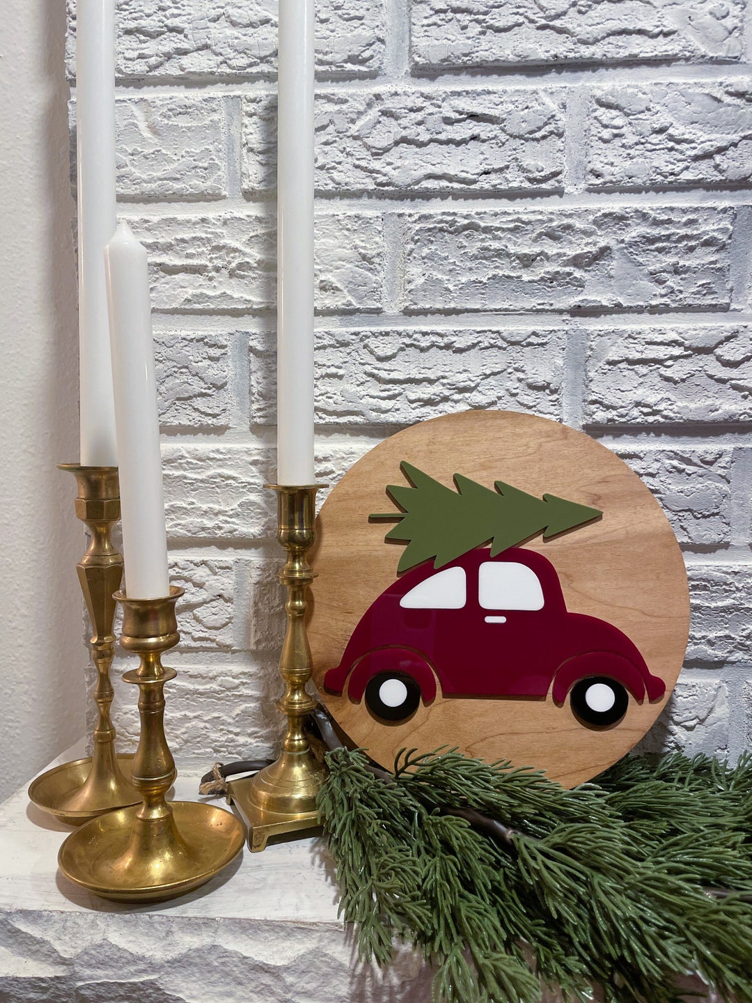 Vintage Car Christmas Vintage Car Christmas Decor Boho Etsy