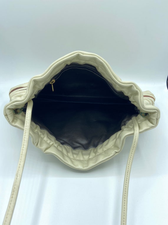 Large Vintage Leather Snake Skin Python Reptile P… - image 4