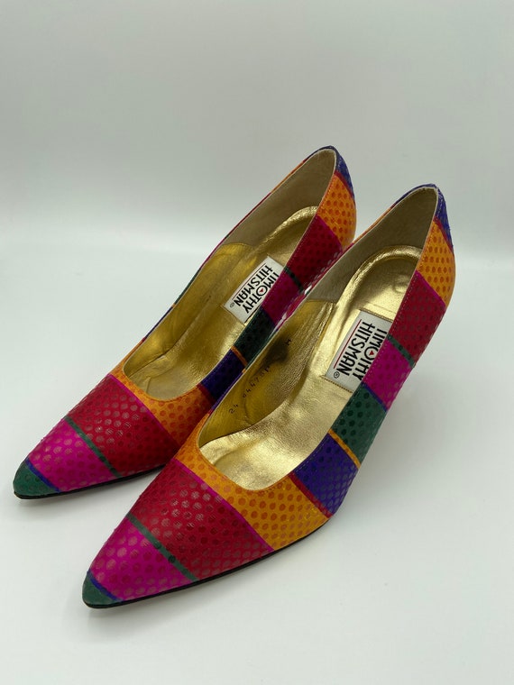 Vintage Timothy Hitsman Lucite heel pumps 80's - image 2