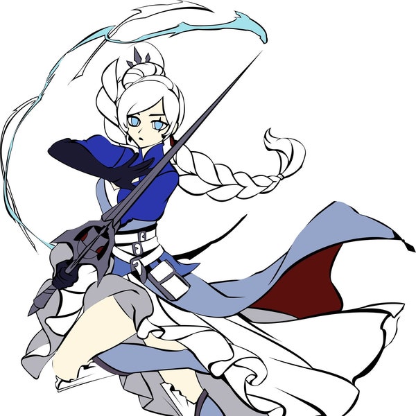 Weiss Schnee RWBY svg jpeg png