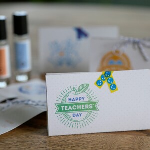 Teachers Printable Rollerball Gift Package