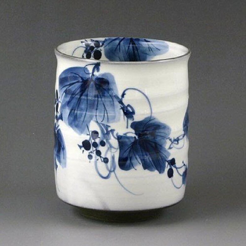 Gift for her Japanese Kiyomizu Ware Kiyomizu Yaki Kyo yaki Kyoto ware Kyusu Teapot Made in Japan Teapot Beauty Grass