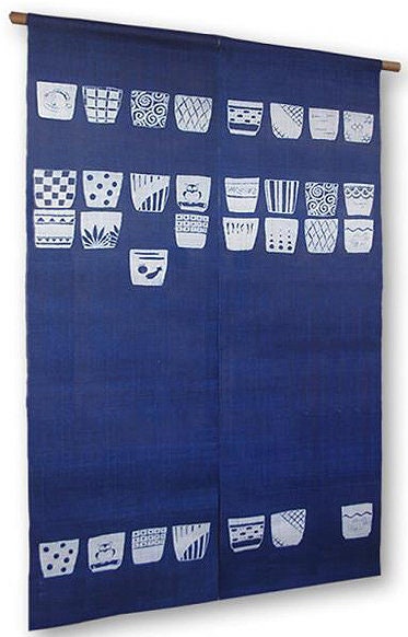 Fabric Tapestry Noren SOBA " buckwheat noodle " in Japanese door curtain 