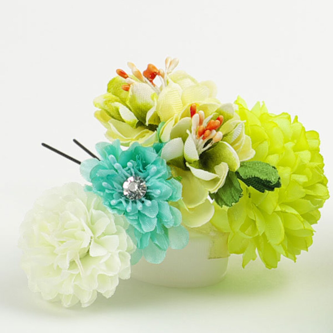 Hair Accessories Japanese Flower Hair Accessory Set Comb & Etsy